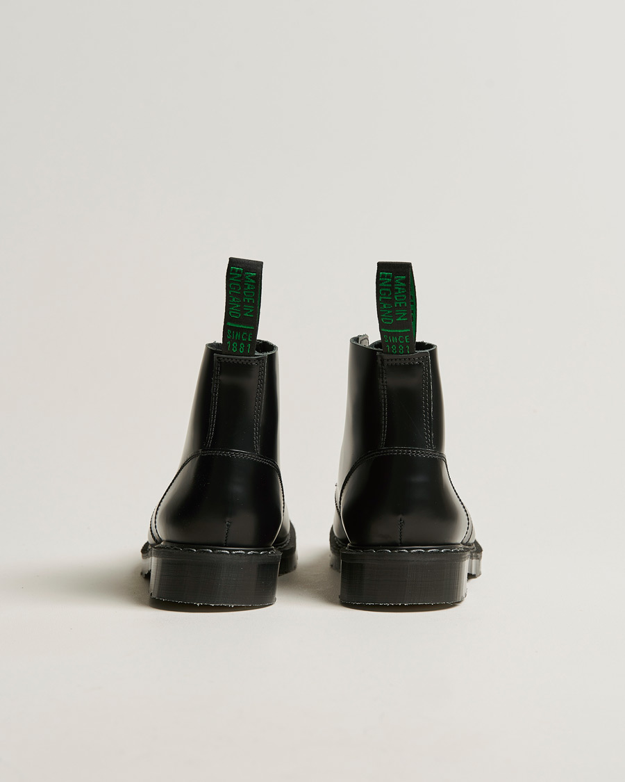 Heren | Laarzen | Solovair | 6 Eye Astronaut Boot Black Shine