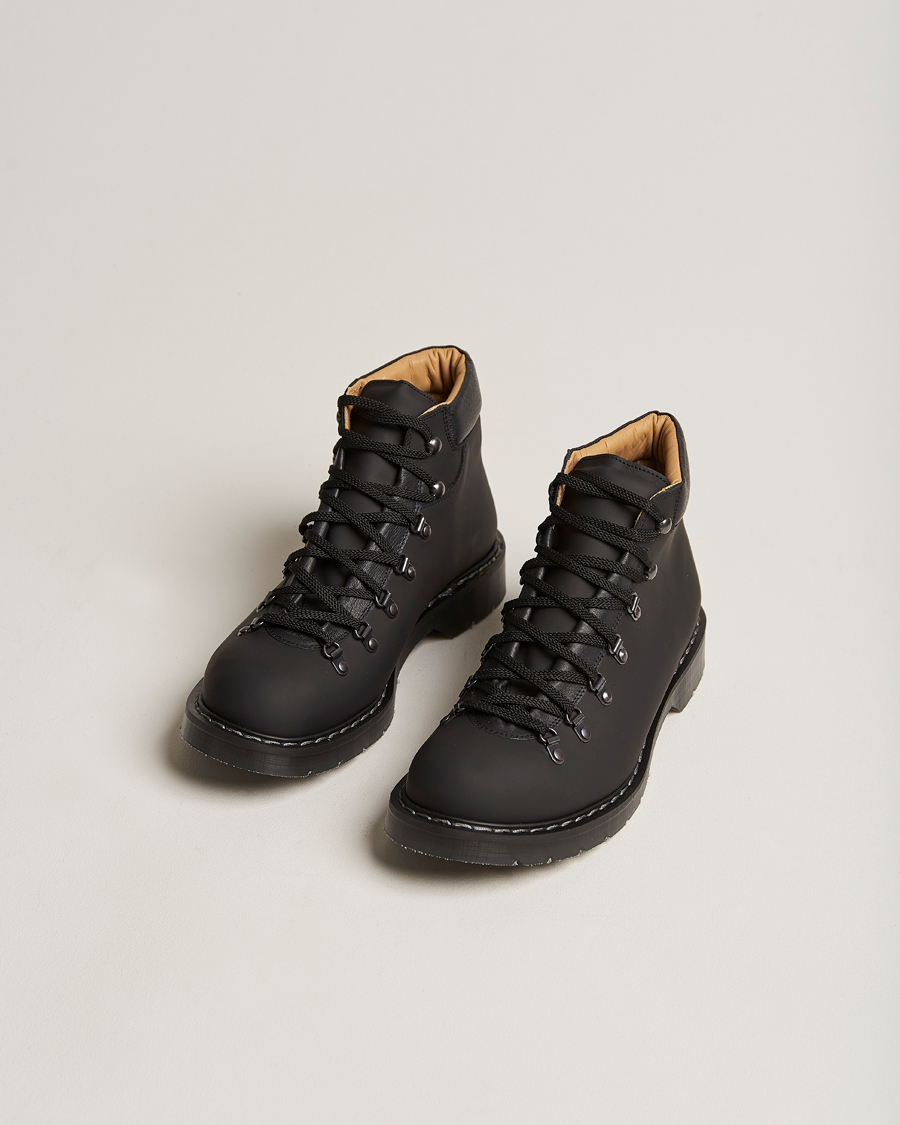 Heren | Zwarte laarzen | Solovair | Urban Hiker Boot Black Waxy