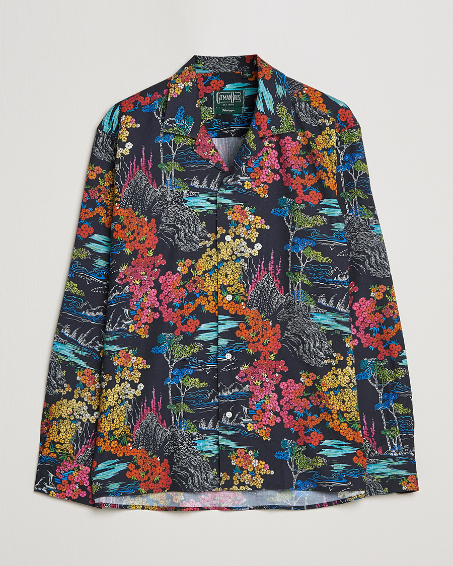 Heren | Overhemden | Gitman Vintage | Japanese Winter Garden Camp Shirt Multicolor