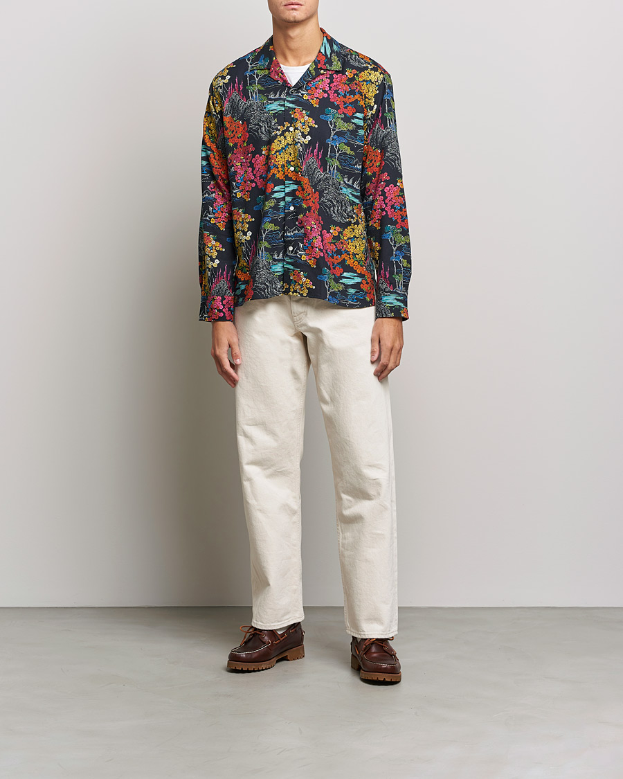 Heren | Overhemden | Gitman Vintage | Japanese Winter Garden Camp Shirt Multicolor