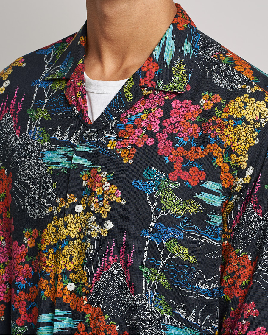 Heren | Overhemden | Gitman Vintage | Japanese Winter Garden Camp Shirt Multicolor