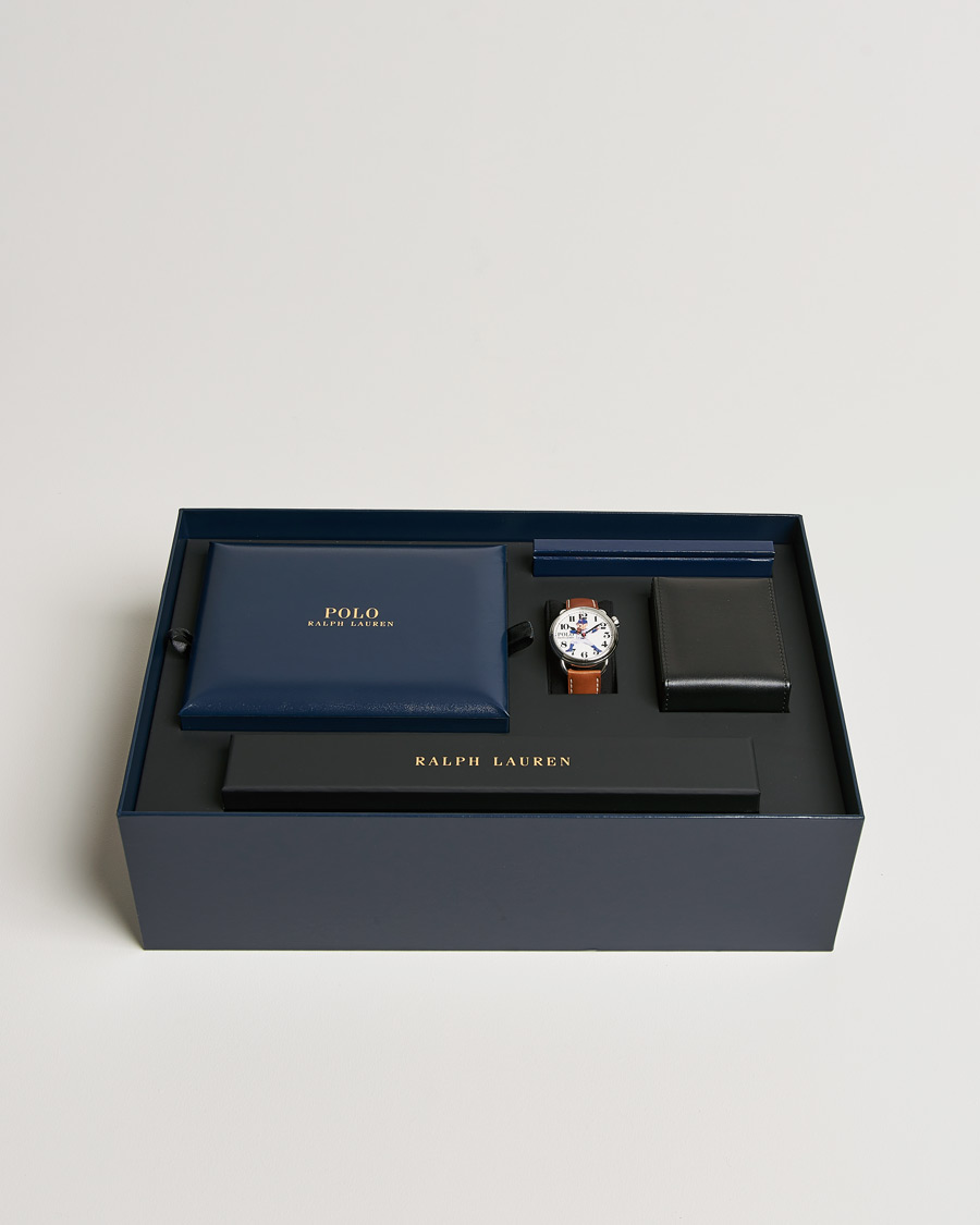 Heren | Polo Ralph Lauren 42mm Automatic Yankee Bear White Dial | Polo Ralph Lauren | 42mm Automatic Yankee Bear White Dial