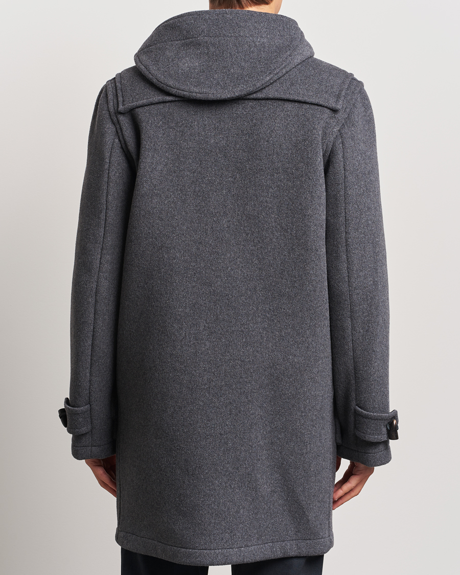 Heren | Jassen | Gloverall | Morris Duffle Coat Grey/Blackwatch
