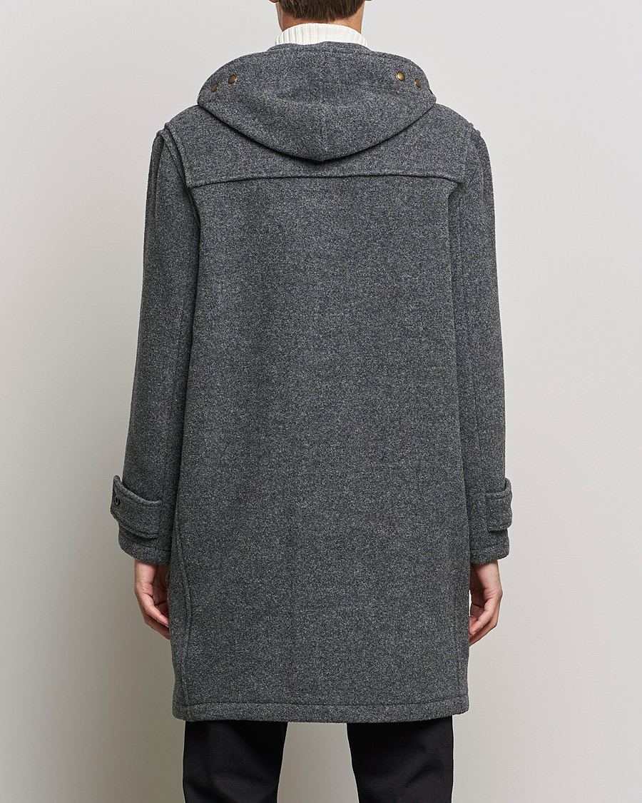 Heren | Jassen | Gloverall | 575 Monty Original Duffle Coat Grey/Blackwatch