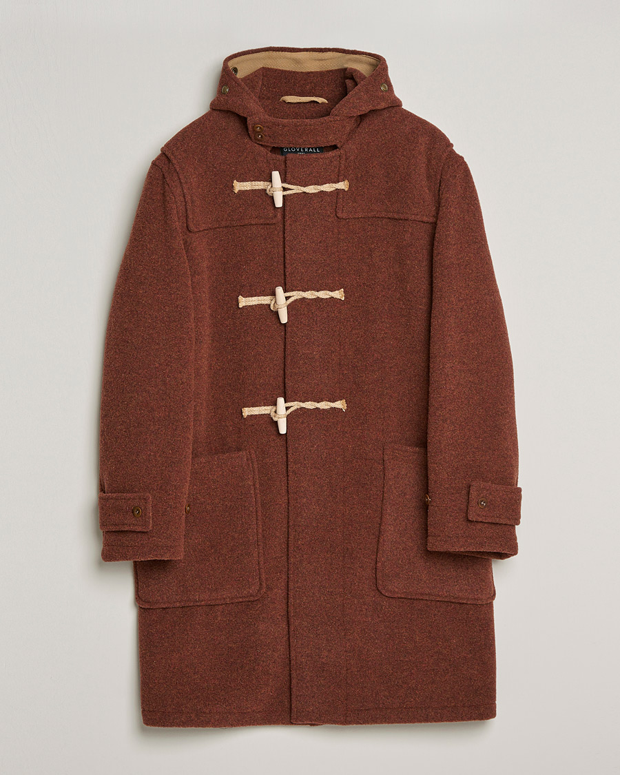 Heren | Jassen | Gloverall | 575 Monty Original Duffle Coat Rust