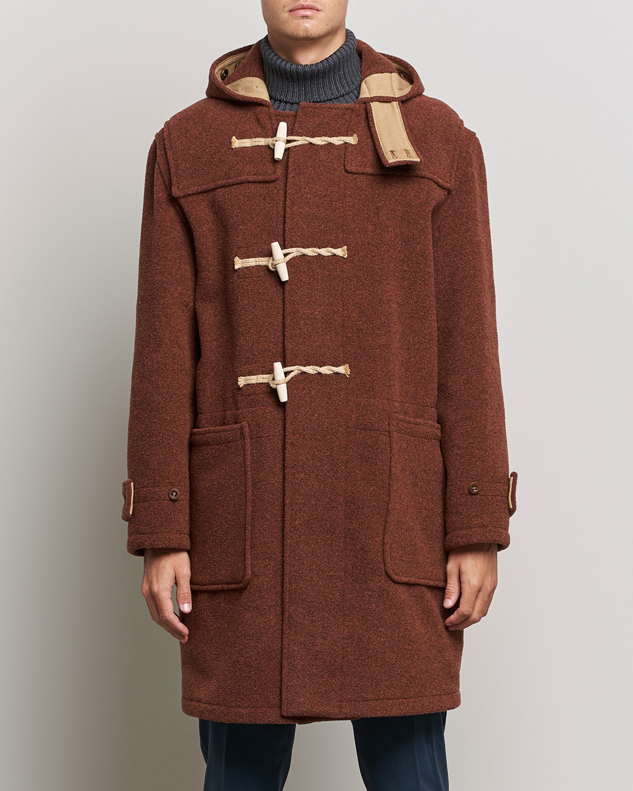 Heren | Jassen | Gloverall | 575 Monty Original Duffle Coat Rust