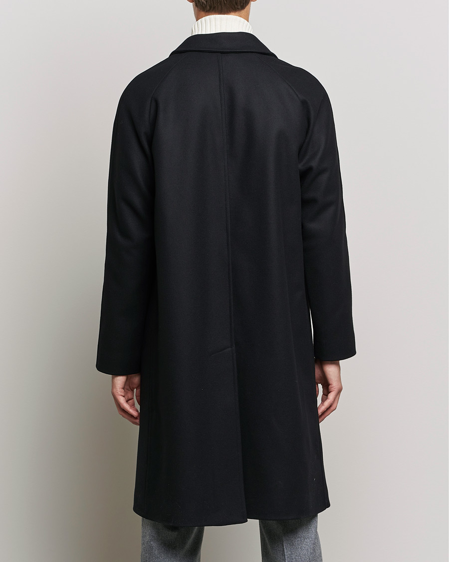 Heren | Jassen | Gloverall | Chesterfield Wool/Cashmere Refined Coat Black