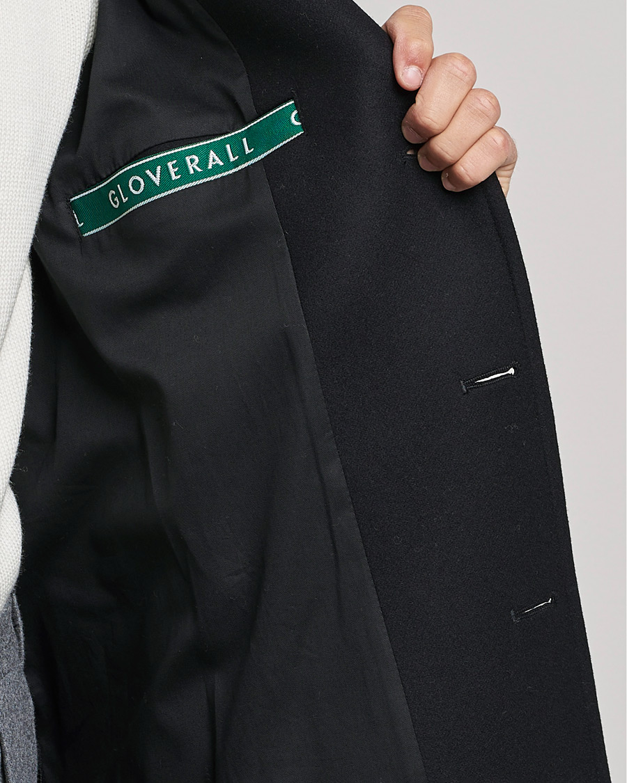 Heren | Jassen | Gloverall | Chesterfield Wool/Cashmere Refined Coat Black