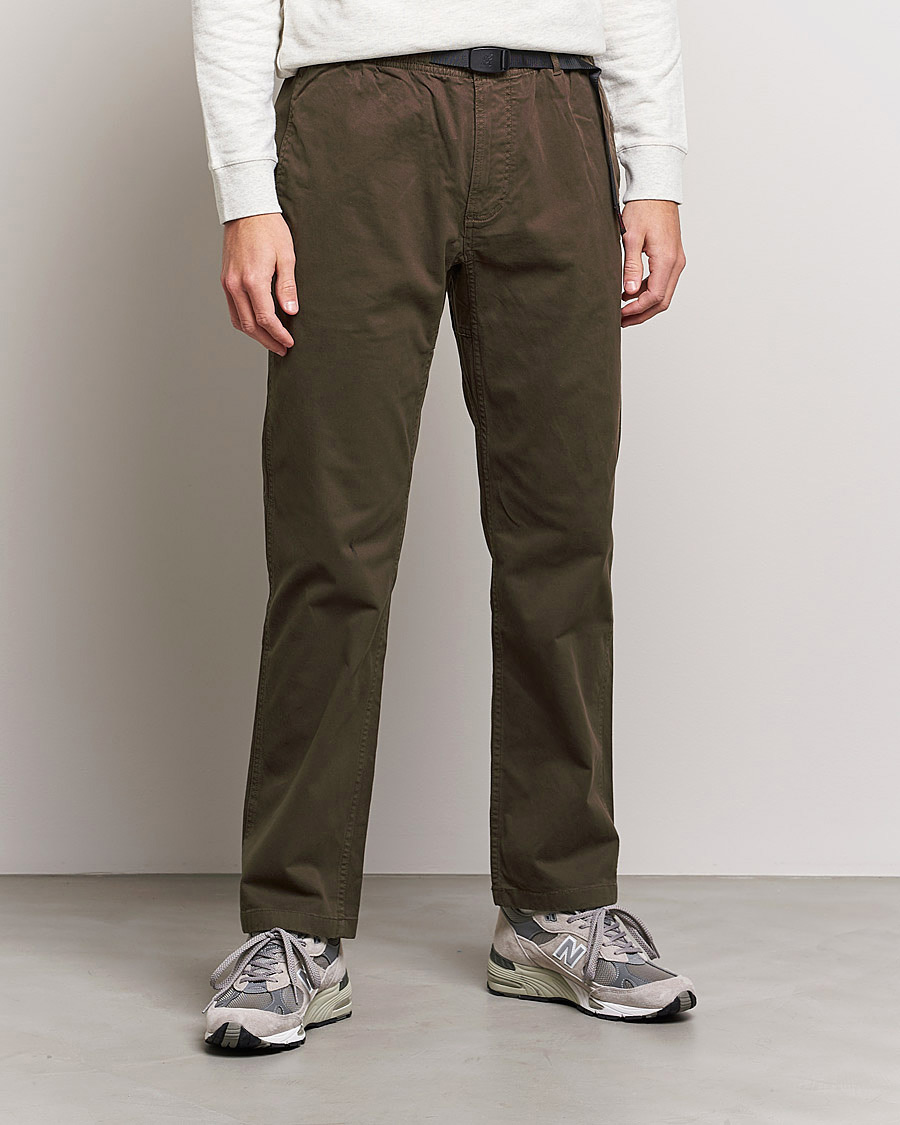 Heren | Broeken | Gramicci | Stretch Twill NN Cropped Pants Deep Brown