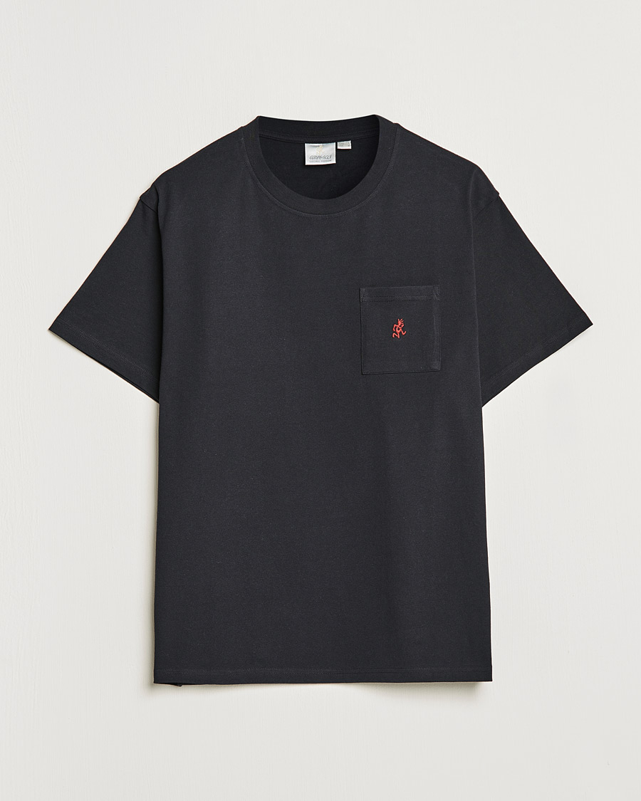 Heren | T-shirts | Gramicci | One Point Cotton Tee Black