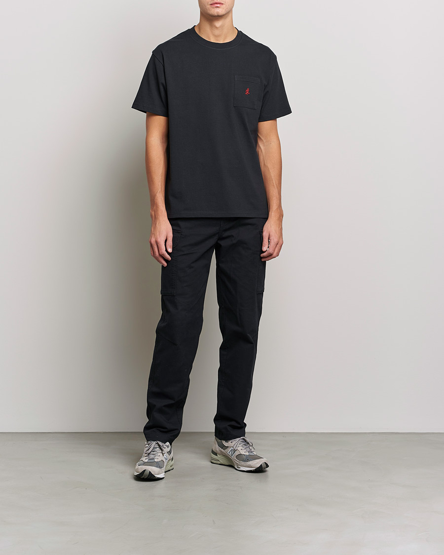 Heren | T-shirts | Gramicci | One Point Cotton Tee Black