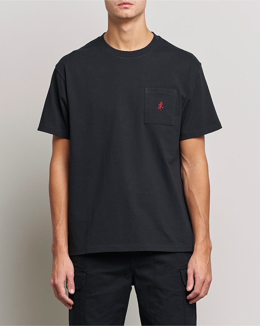 Heren | T-shirts | Gramicci | One Point Cotton Tee Black