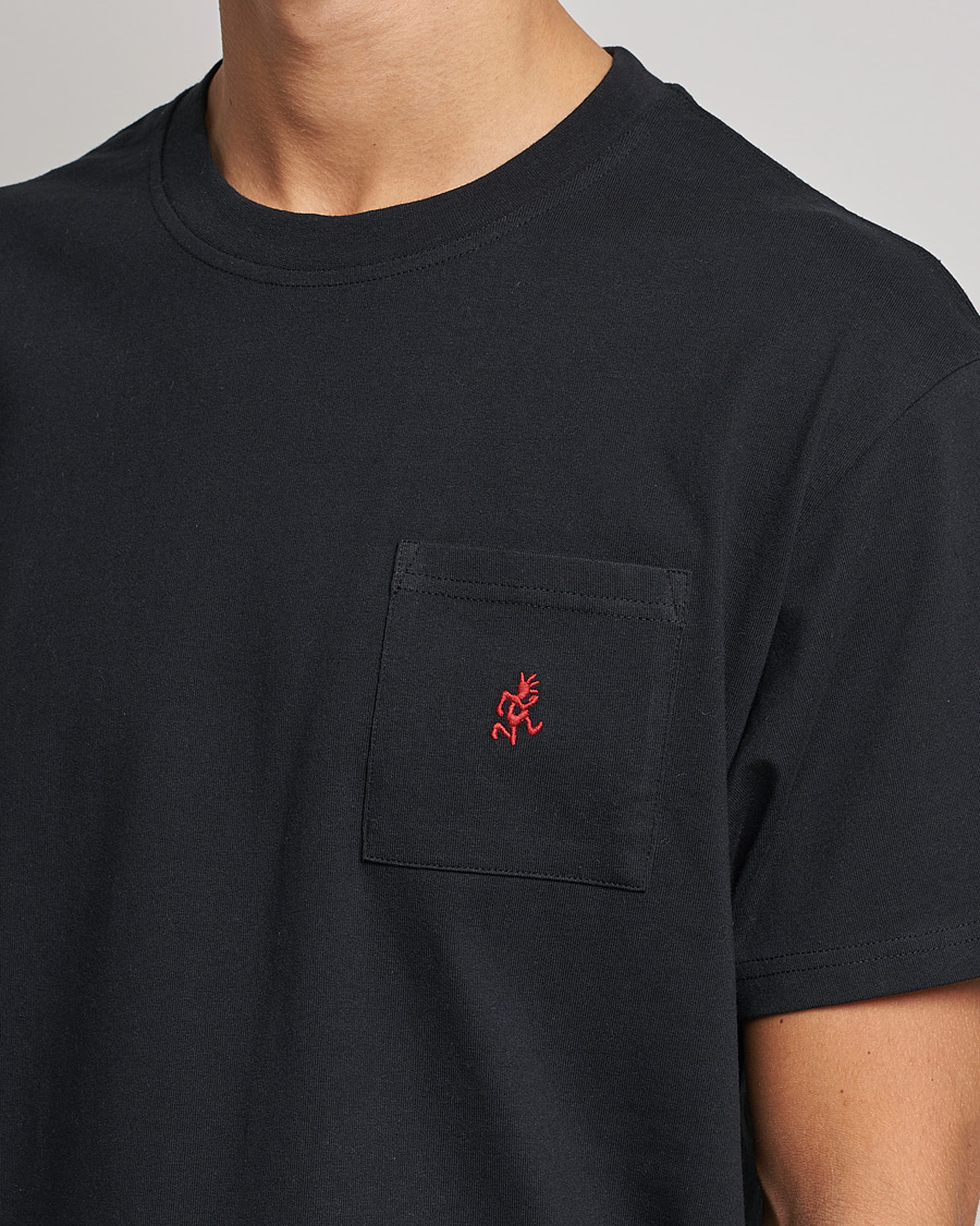 Heren | T-shirts | Gramicci | One Point Cotton Tee Black