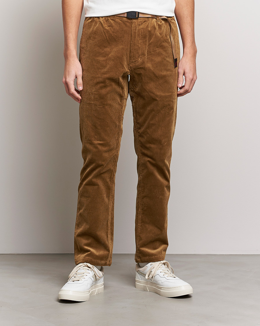 Heren | Broeken | Gramicci | Corduroy NN Cropped Pants Mocha Beige