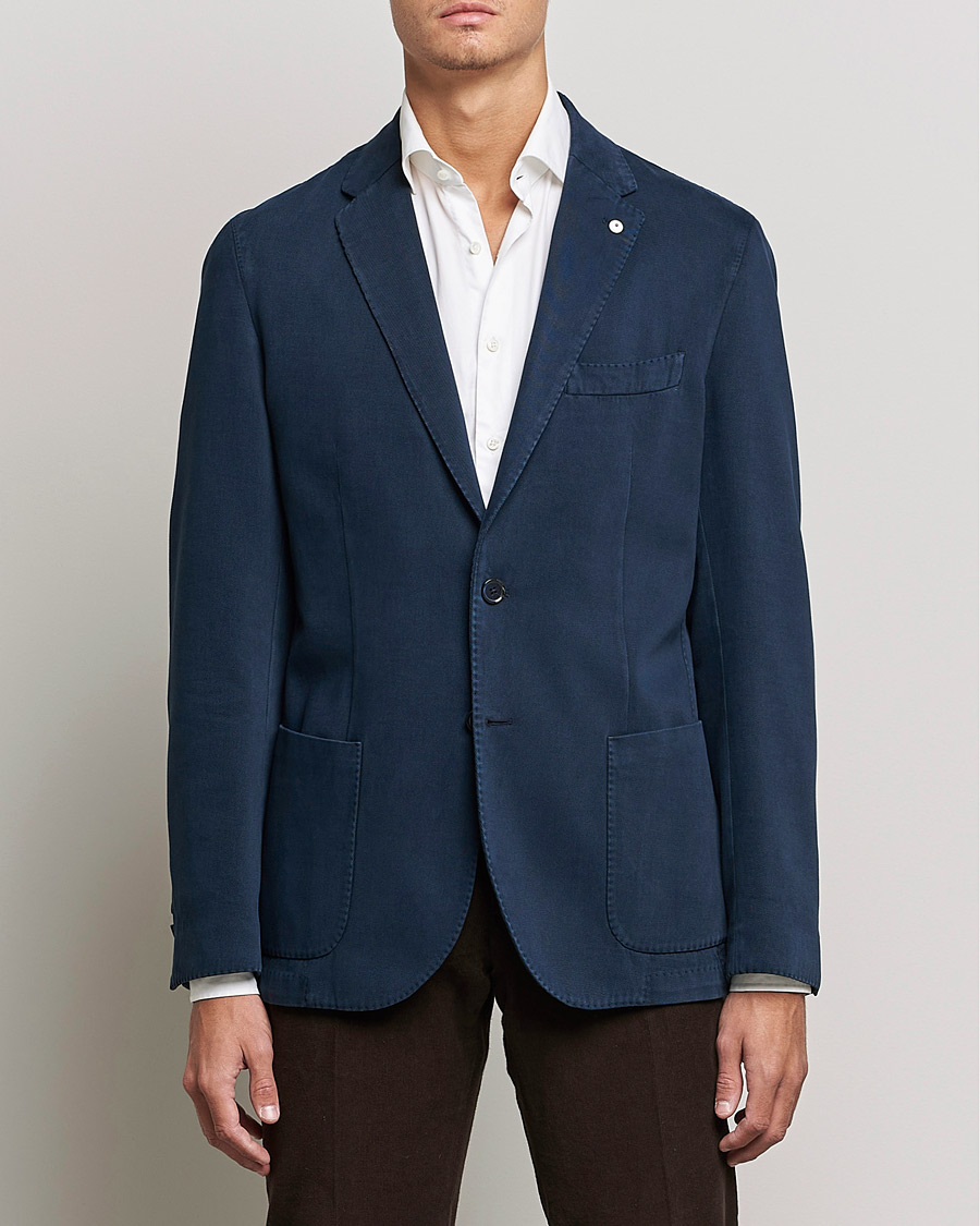 Heren | Blazers | L.B.M. 1911 | Jack Cotton/Cashmere Blazer Navy