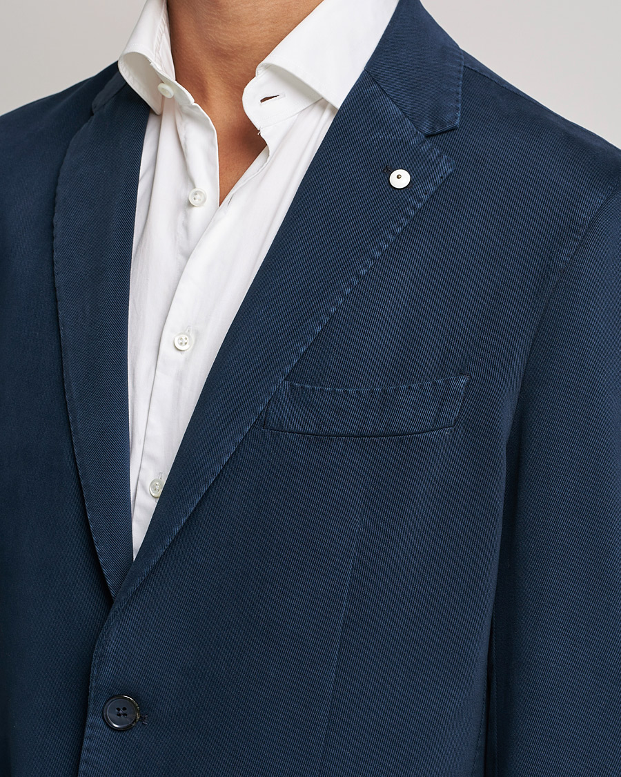 Heren | Blazers | L.B.M. 1911 | Jack Cotton/Cashmere Blazer Navy