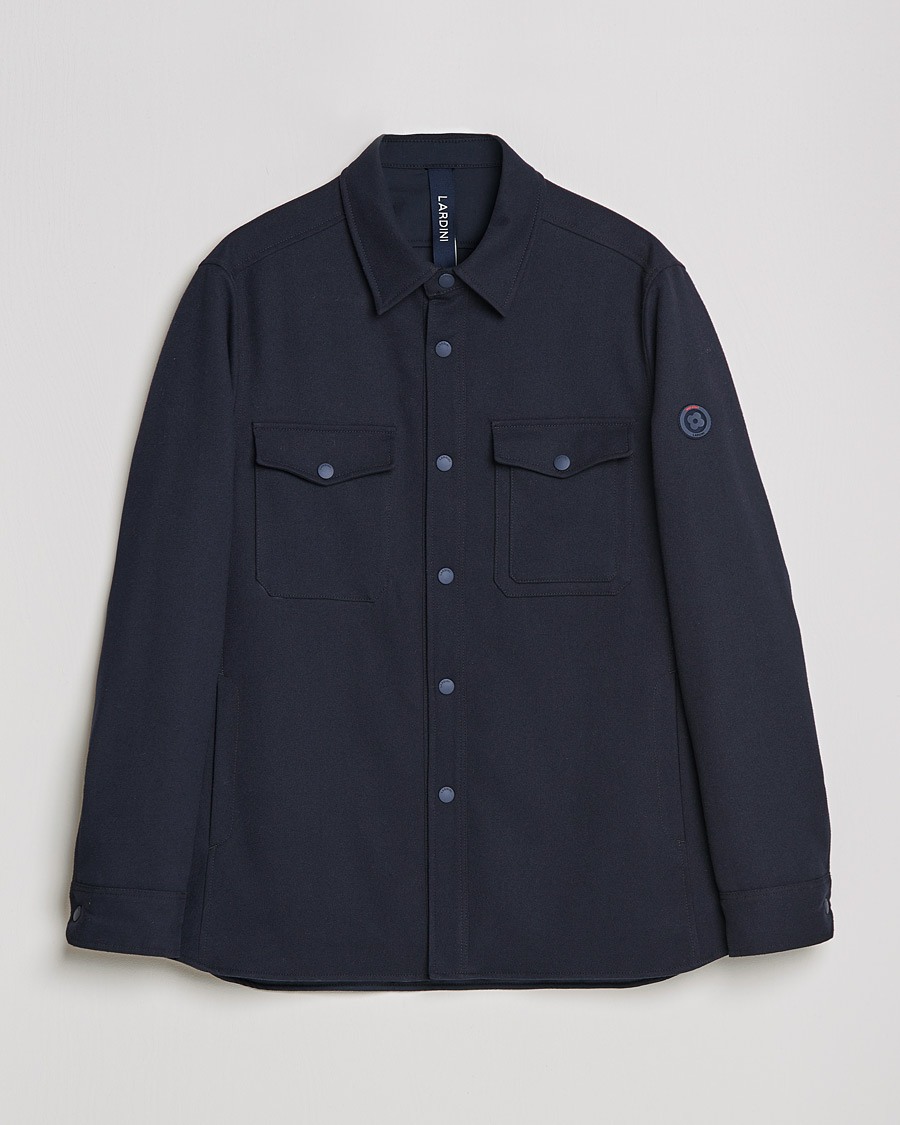 Heren | Jassen | Lardini | Ircelle Reversible Wool/Nylon Jacket Navy