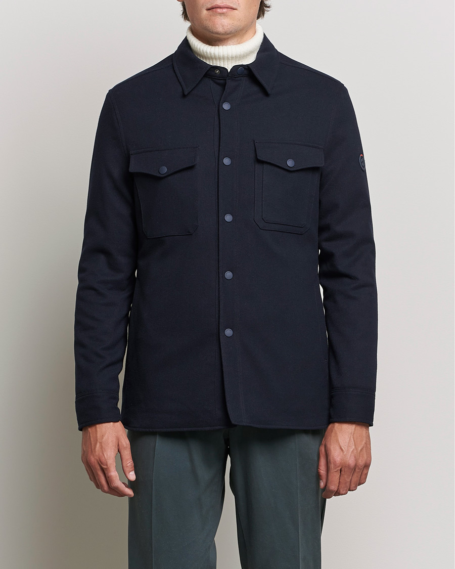 Heren | Jassen | Lardini | Ircelle Reversible Wool/Nylon Jacket Navy