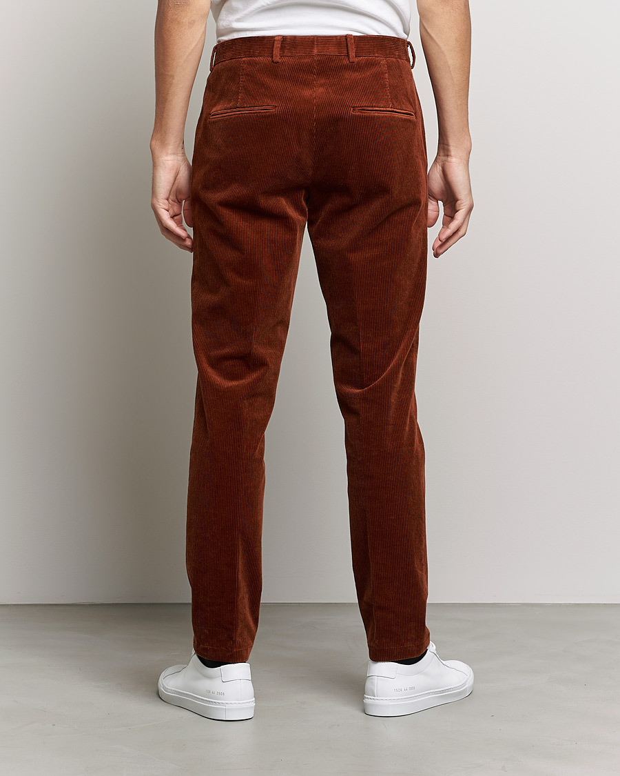 Heren | Broeken | Oscar Jacobson | Denz Corduroy Trousers Orange