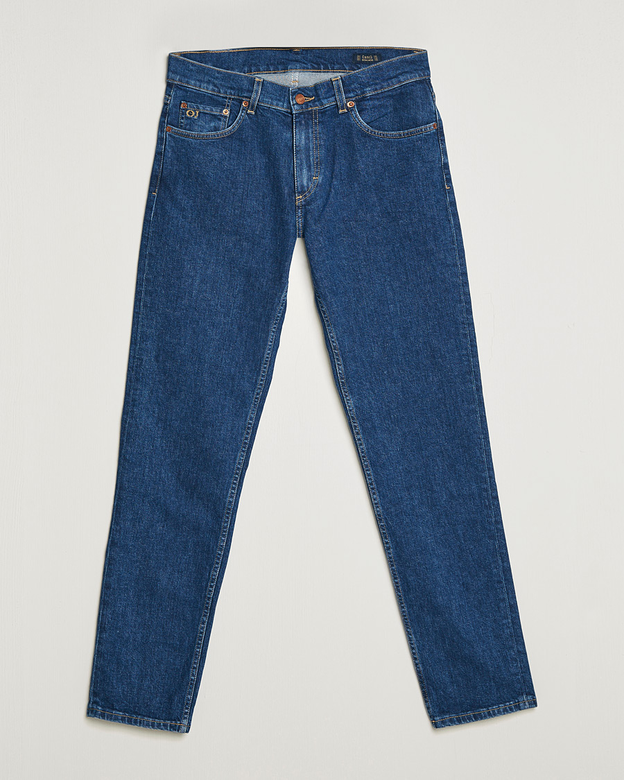 Heren | Jeans | Oscar Jacobson | Albert Cotton Stretch Jeans Thunder