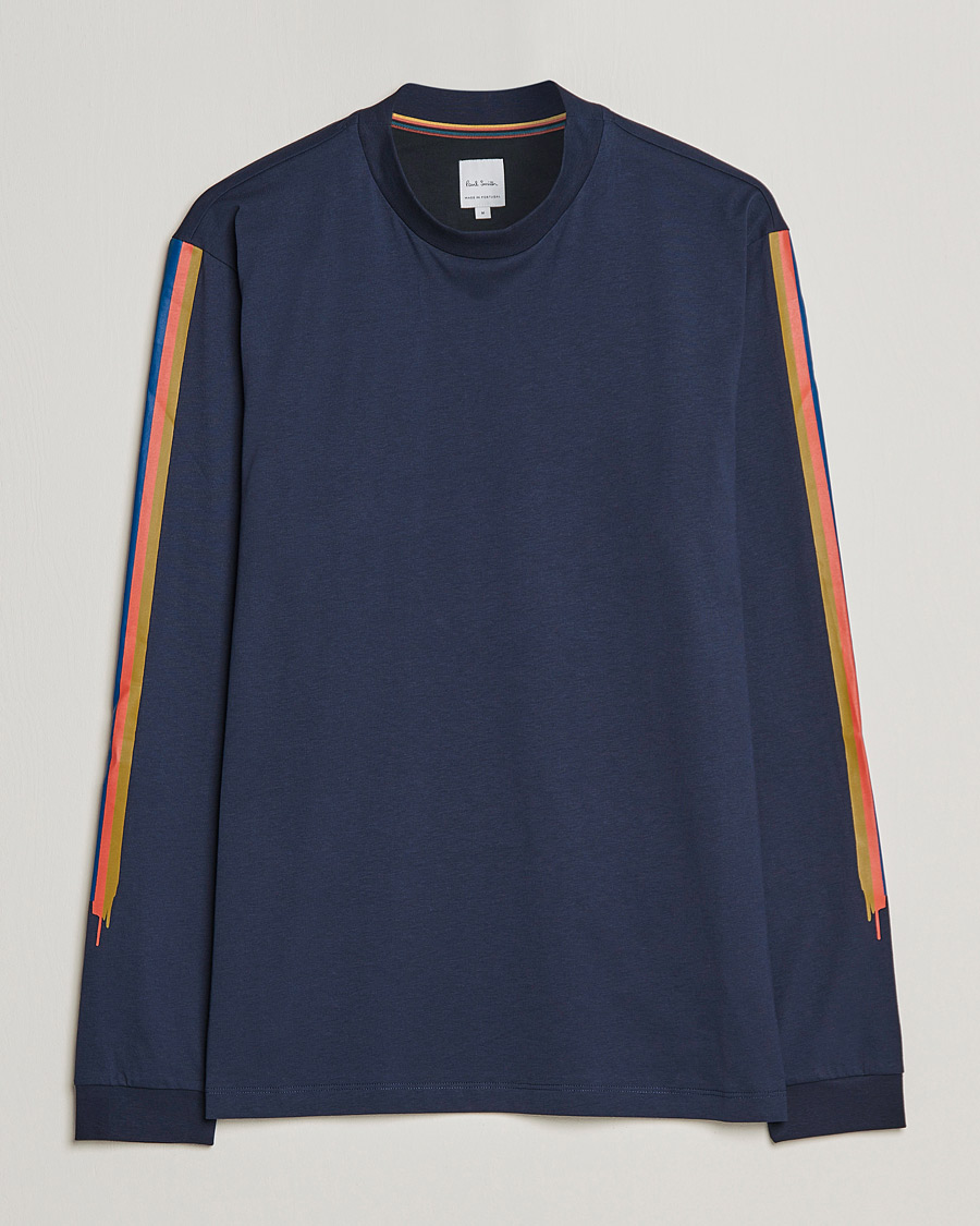 Heren | T-shirts | Paul Smith | Artist Long Sleeve T-shirt Navy