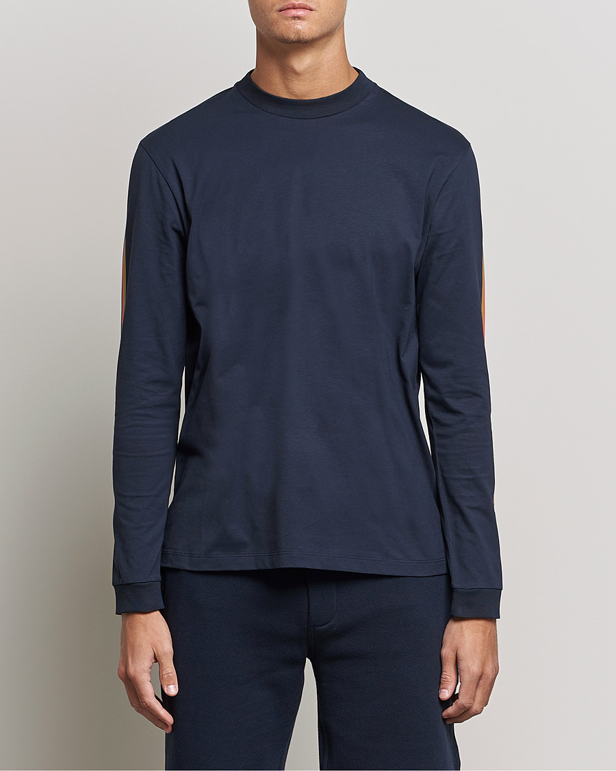 Heren | T-shirts | Paul Smith | Artist Long Sleeve T-shirt Navy
