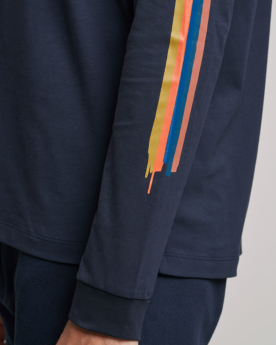 Heren | T-shirts | Paul Smith | Artist Long Sleeve T-shirt Navy