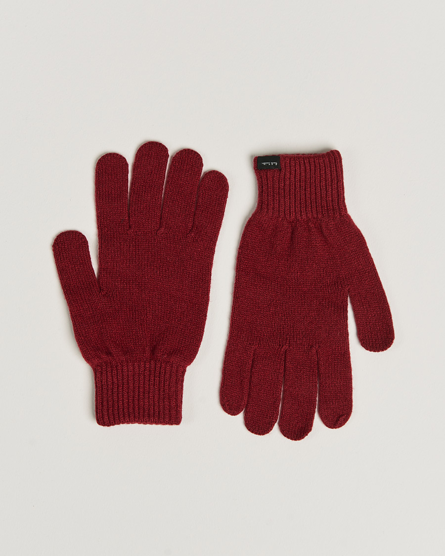 Heren | Paul Smith Chashmere Glove Red | Paul Smith | Chashmere Glove Red