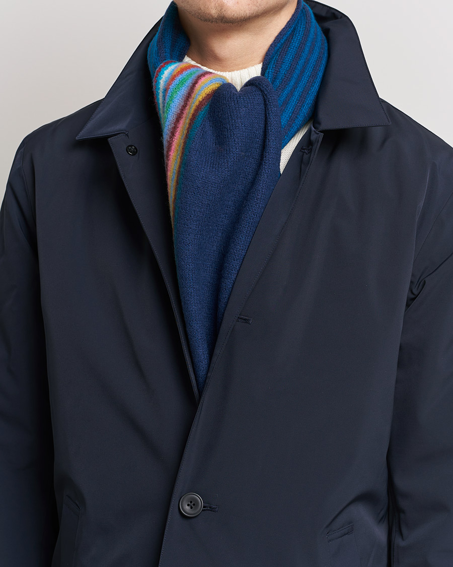 Heren | Paul Smith Merino Wool Scarf Blue | Paul Smith | Merino Wool Scarf Blue