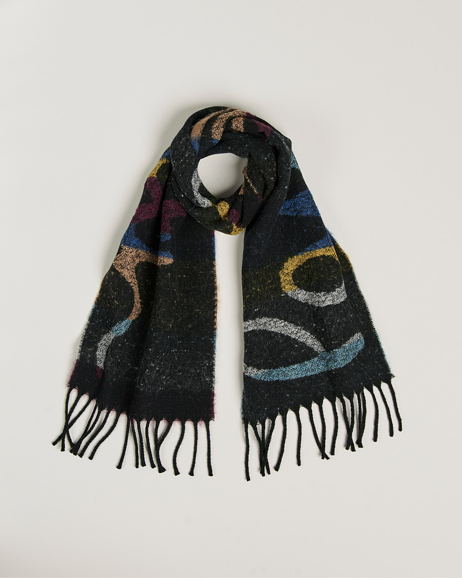 Heren | Paul Smith Wool Alpaca Scarf Black | Paul Smith | Wool Alpaca Scarf Black