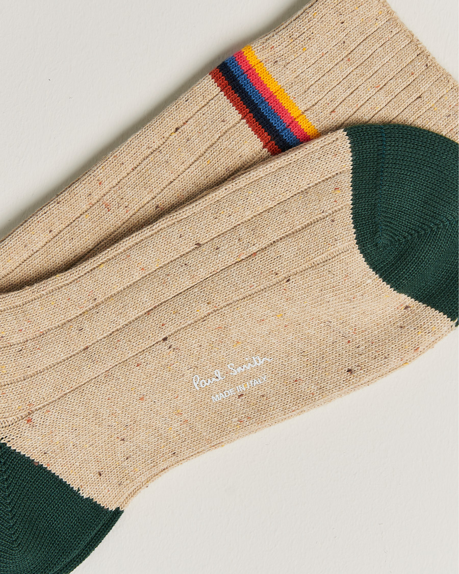 Heren | Ondergoed | Paul Smith | Cotton Ulysse Sock Off White