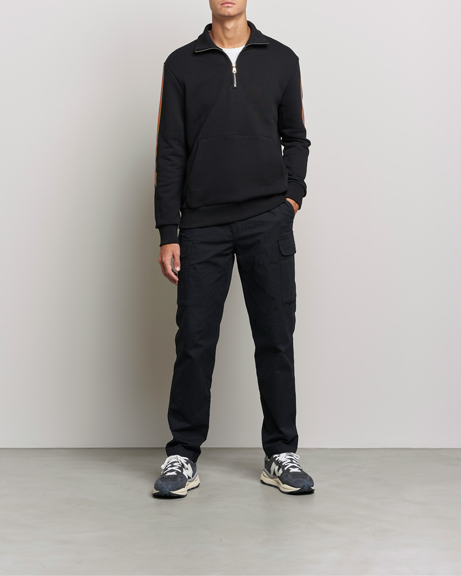 Heren | Truien | Paul Smith | Half Zip Sweatshirt Black