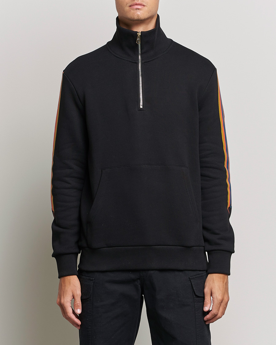 Heren | Truien | Paul Smith | Half Zip Sweatshirt Black