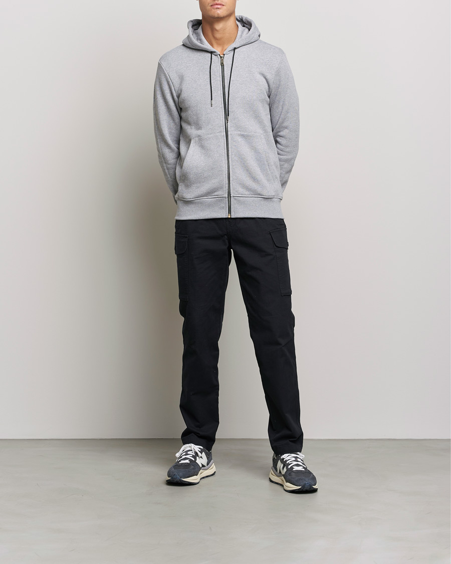 Heren | Truien | Paul Smith | Hooded Zip Sweatshirt Grey