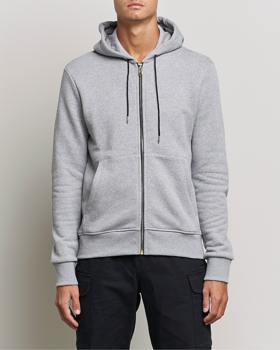 Heren | Truien | Paul Smith | Hooded Zip Sweatshirt Grey