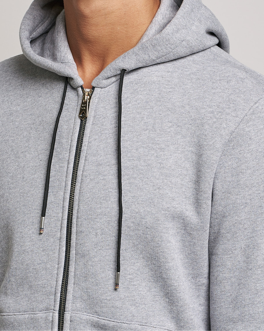 Heren | Truien | Paul Smith | Hooded Zip Sweatshirt Grey