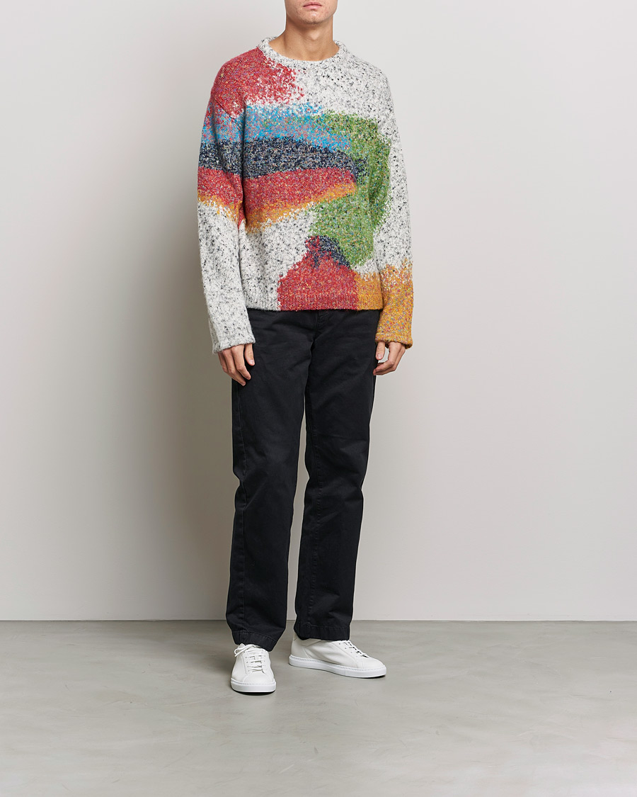 Heren | Truien | Paul Smith | Cotton Alpaca Knitted Sweater Beige