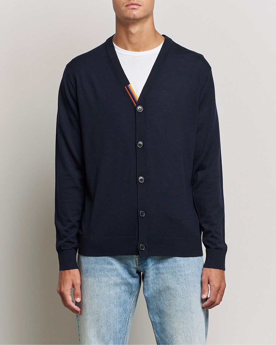 Heren | Truien | Paul Smith | Knitted Cardigan Navy