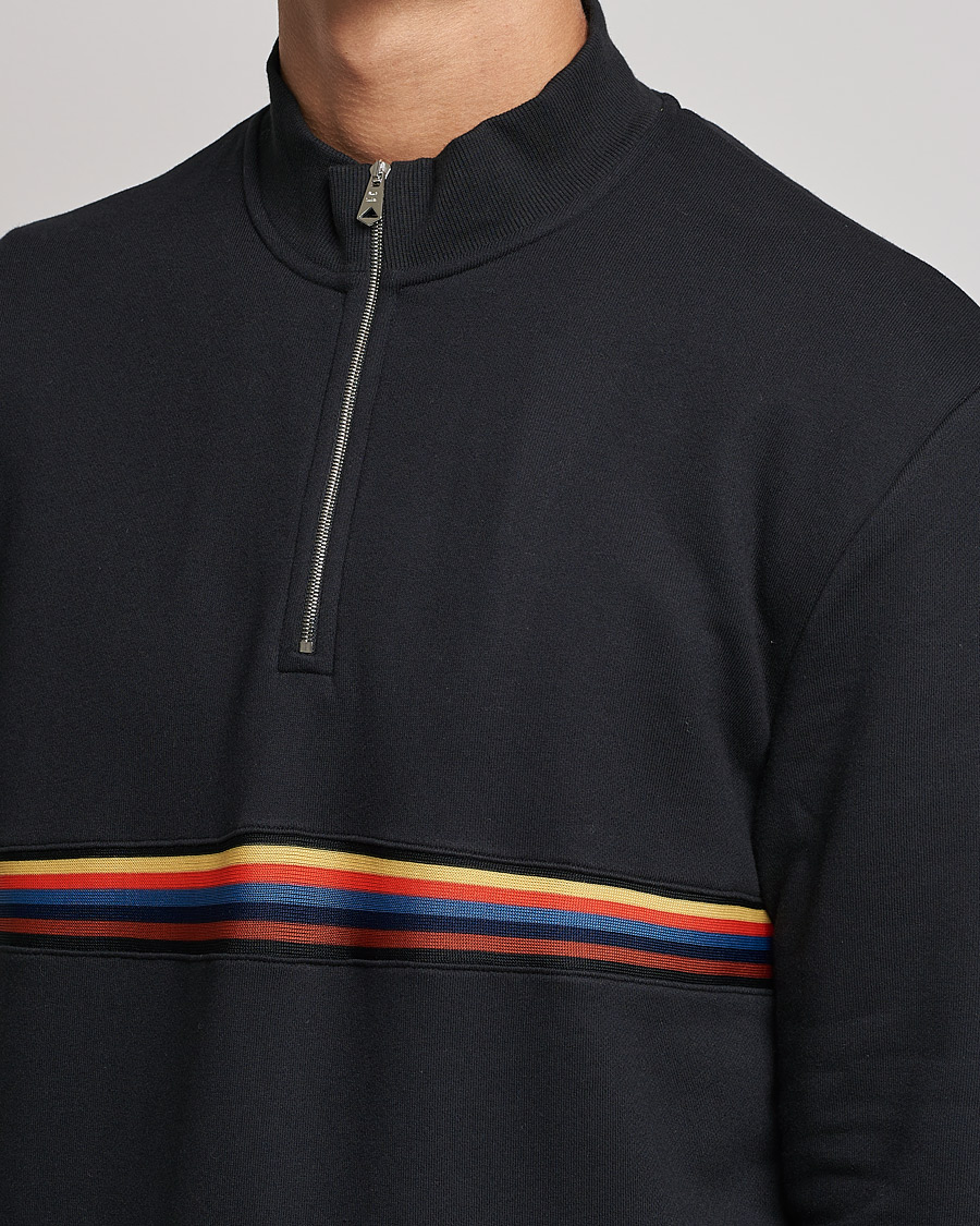 Heren | Truien | Paul Smith | Half Zip Sweatshirt Black