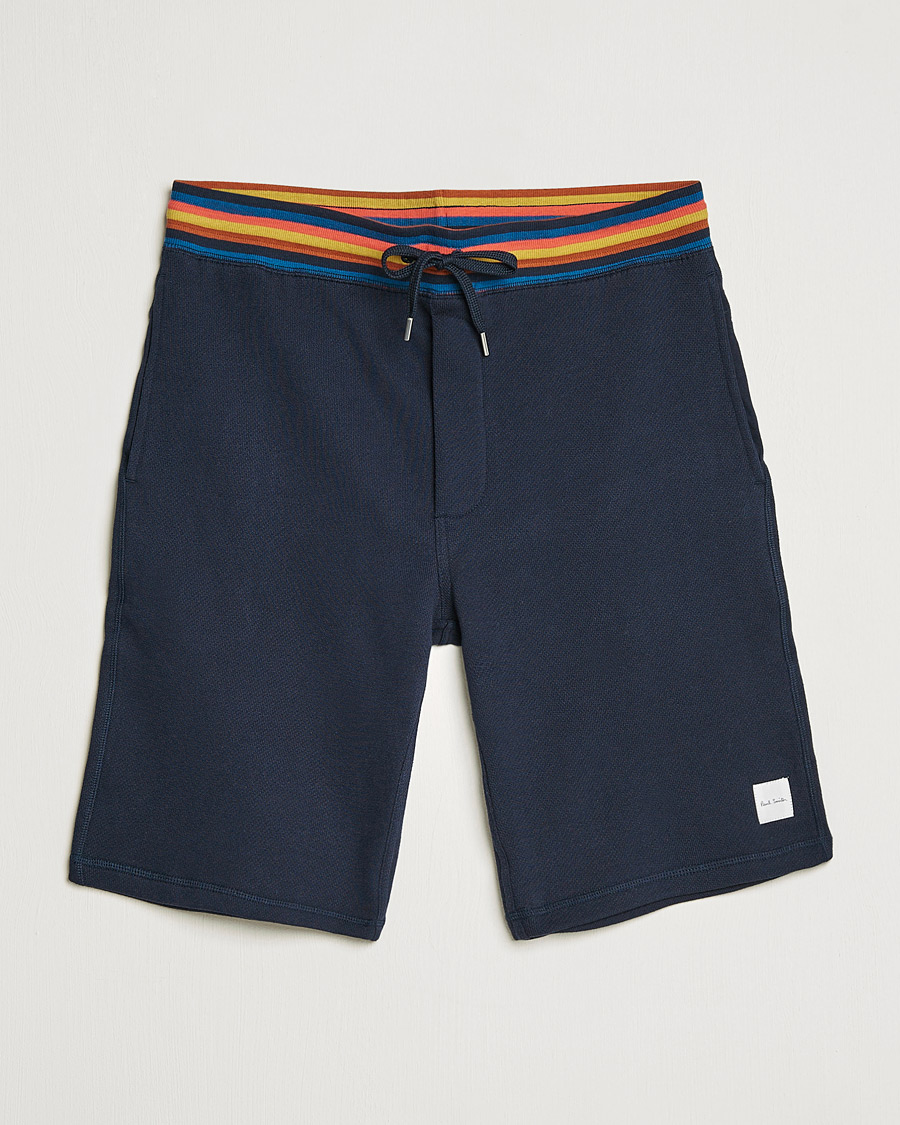 Heren | Korte broek | Paul Smith | Birght Stripe Sweat Shorts Navy