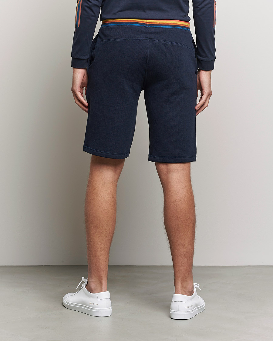 Heren | Korte broek | Paul Smith | Birght Stripe Sweat Shorts Navy