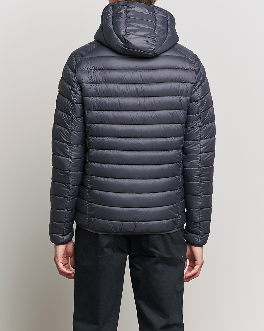 Heren | Jassen | Save The Duck | Donald Lightweight Padded Hooded Jacket Anthracite