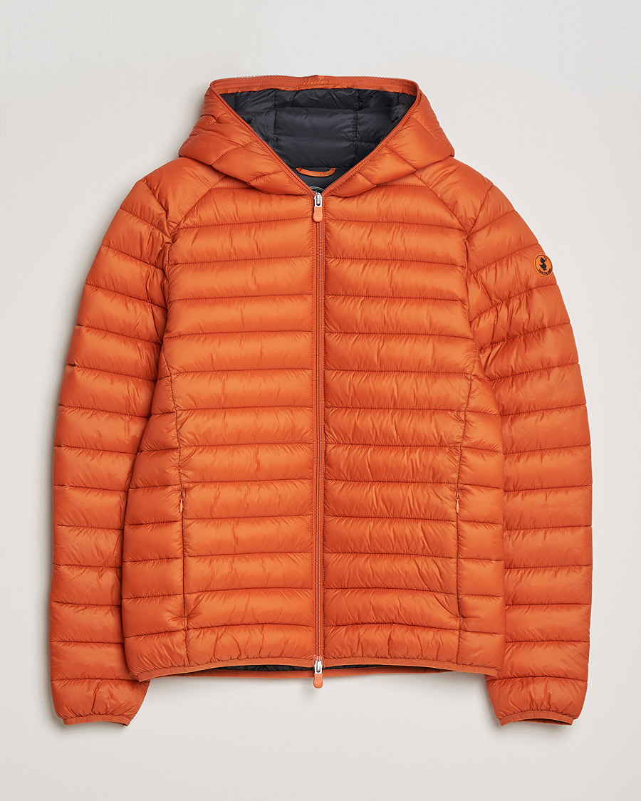 Heren | Jassen | Save The Duck | Donald Lightweight Padded Hooded Jacket Ginger Orange S