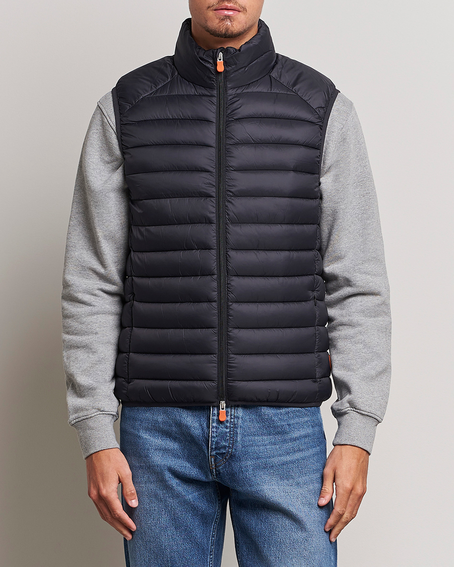 Heren | | Save The Duck | Adam Lightweight Padded Vest Black