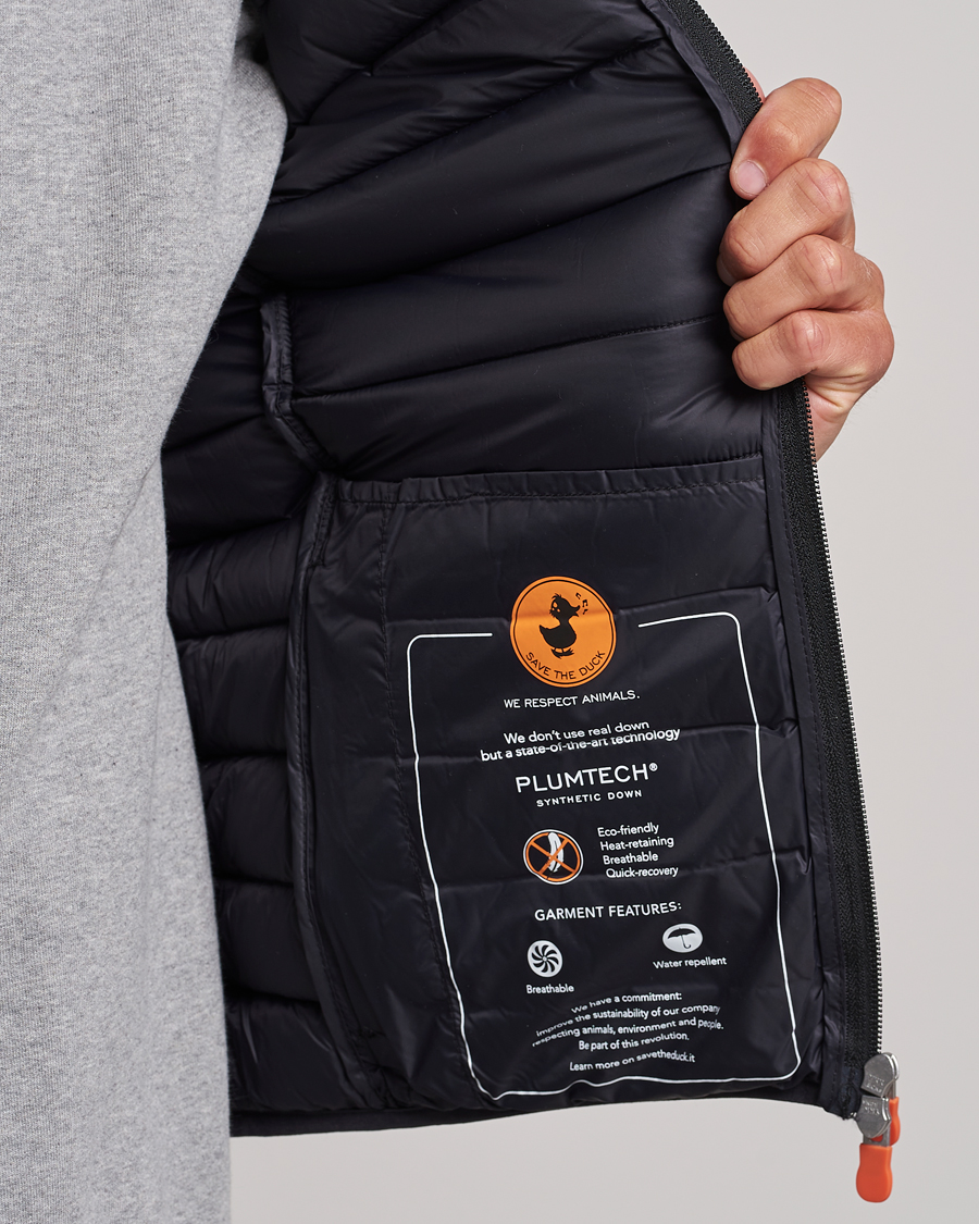 Heren | Jassen | Save The Duck | Adam Lightweight Padded Vest Black