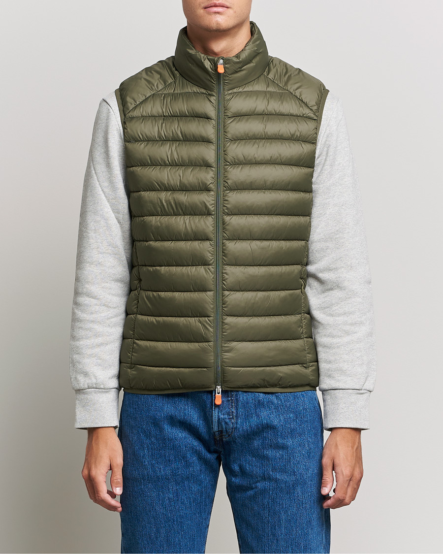 Heren | Jassen | Save The Duck | Adam Lightweight Padded Vest Laurel Green
