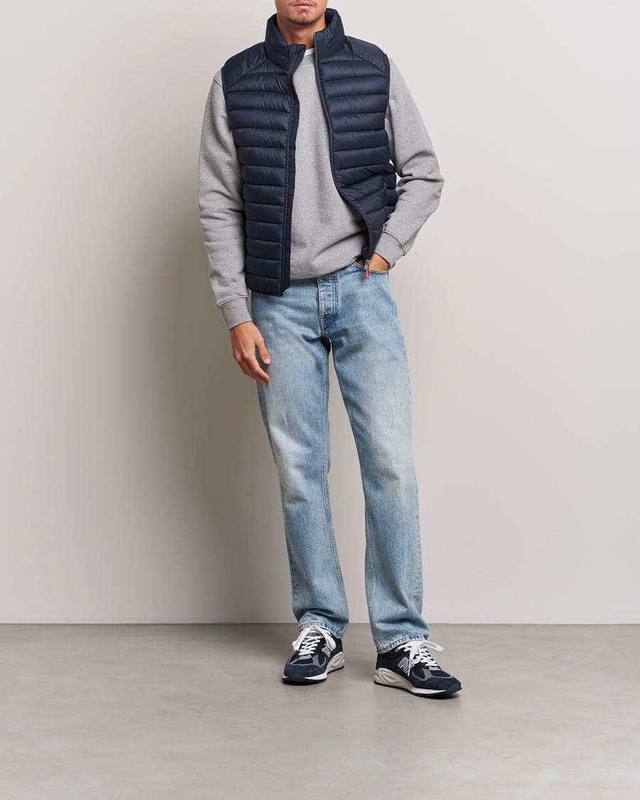 Heren | Gilets | Save The Duck | Adam Lightweight Padded Vest Blue Black