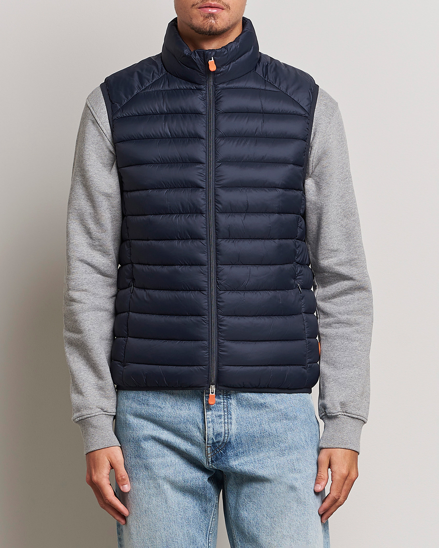 Heren | Gilets | Save The Duck | Adam Lightweight Padded Vest Blue Black
