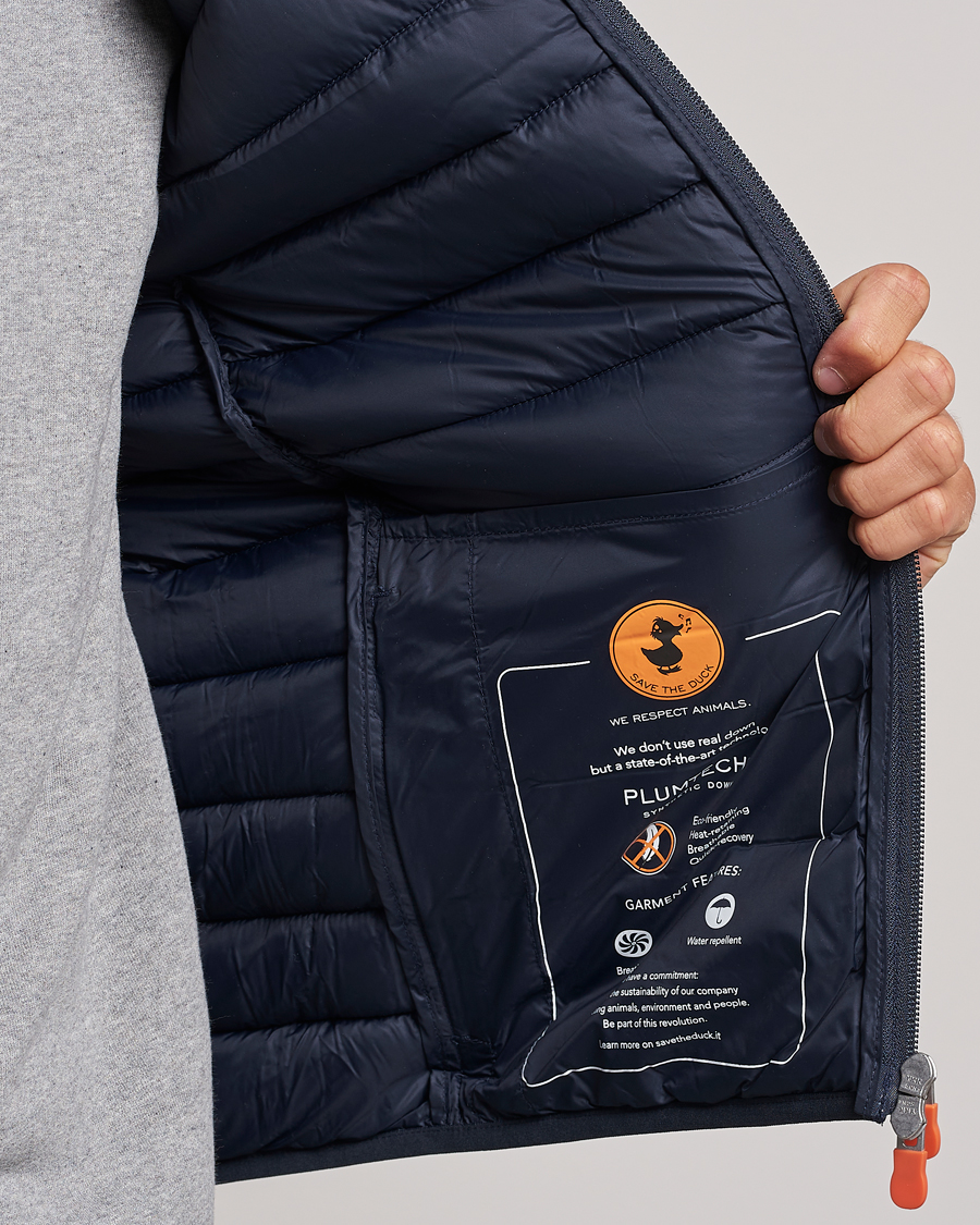 Heren | Gilets | Save The Duck | Adam Lightweight Padded Vest Blue Black