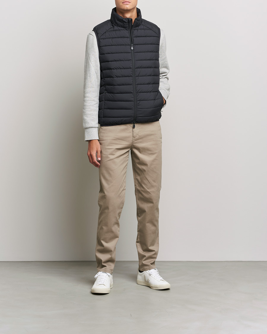 Heren | Gilets | Save The Duck | Liam Matt Lightweight Vest Black